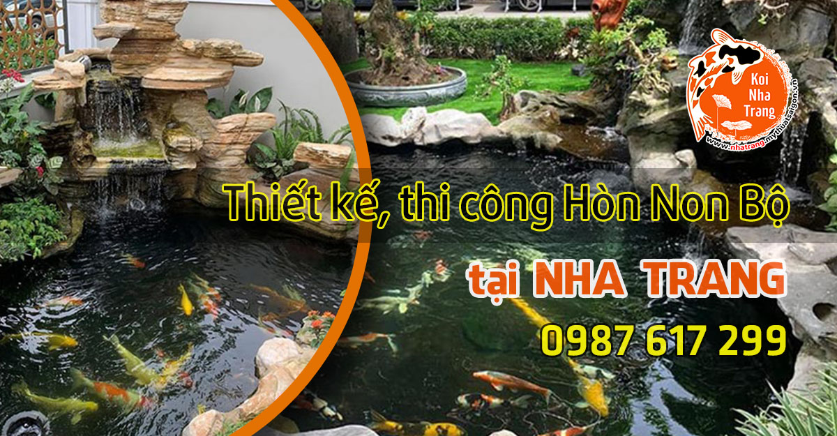 Thiết kế thi công hồ cá koi giá rẻ tại Tp Nha Trang